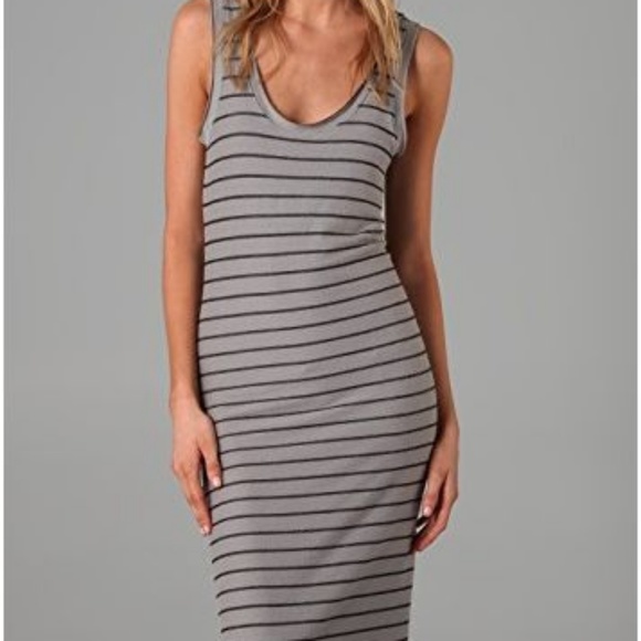 Anthropologie Dolan Striped Long Tank Dress Medium - Picture 3 of 7